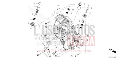 PANNEAU CARTER-MOTEUR D. (E-CLUTCH) CB500FACT de 2026